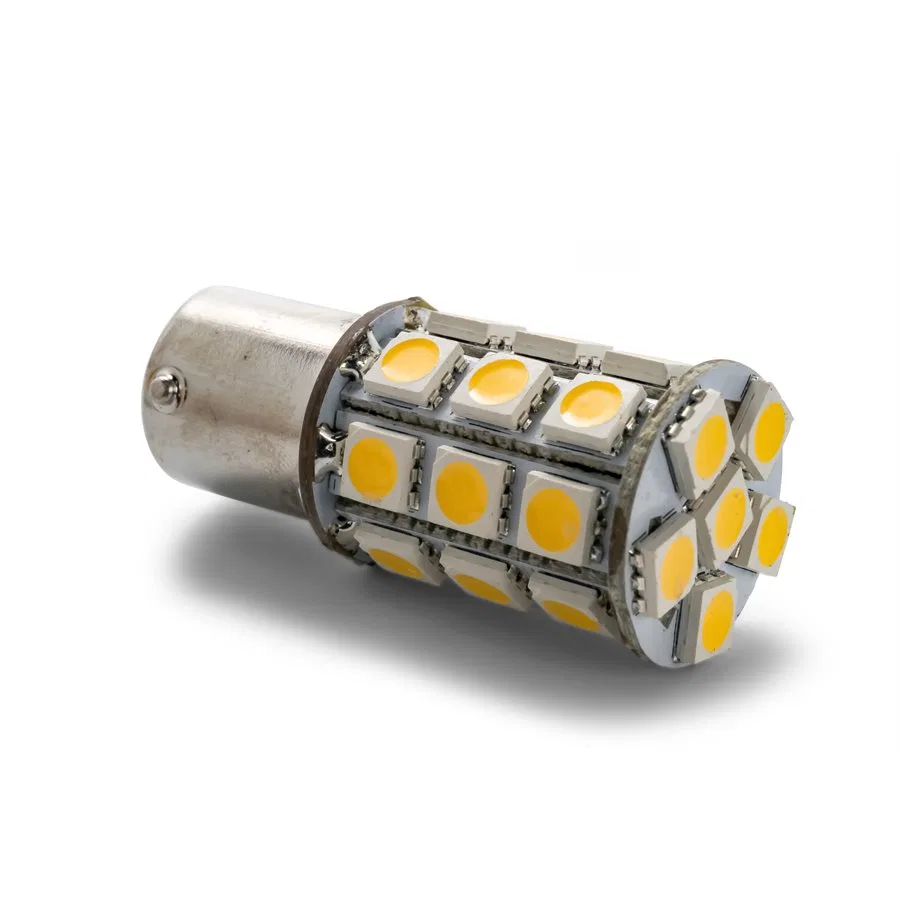 54605 – CAMCO Backup Light Bulb - LED, 1156 Replaces 1156 (BA15S)/ 1141/ 1073/ 93 Style Bulbs 27-Diode/ 285 Lumen 12 ...